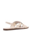 Rasteirinha Off White Couro Croco Tira Transversal - imagem 3