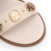 Rasteirinha Off White Couro Pedras - imagem 5