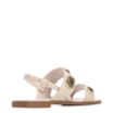 Rasteirinha Off White Couro Pedras - imagem 3