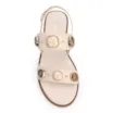 Rasteirinha Off White Couro Pedras - imagem 4