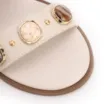 Rasteirinha Off White Couro Pedras - imagem 5