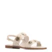 Rasteirinha Off White Couro Pedras - imagem 1