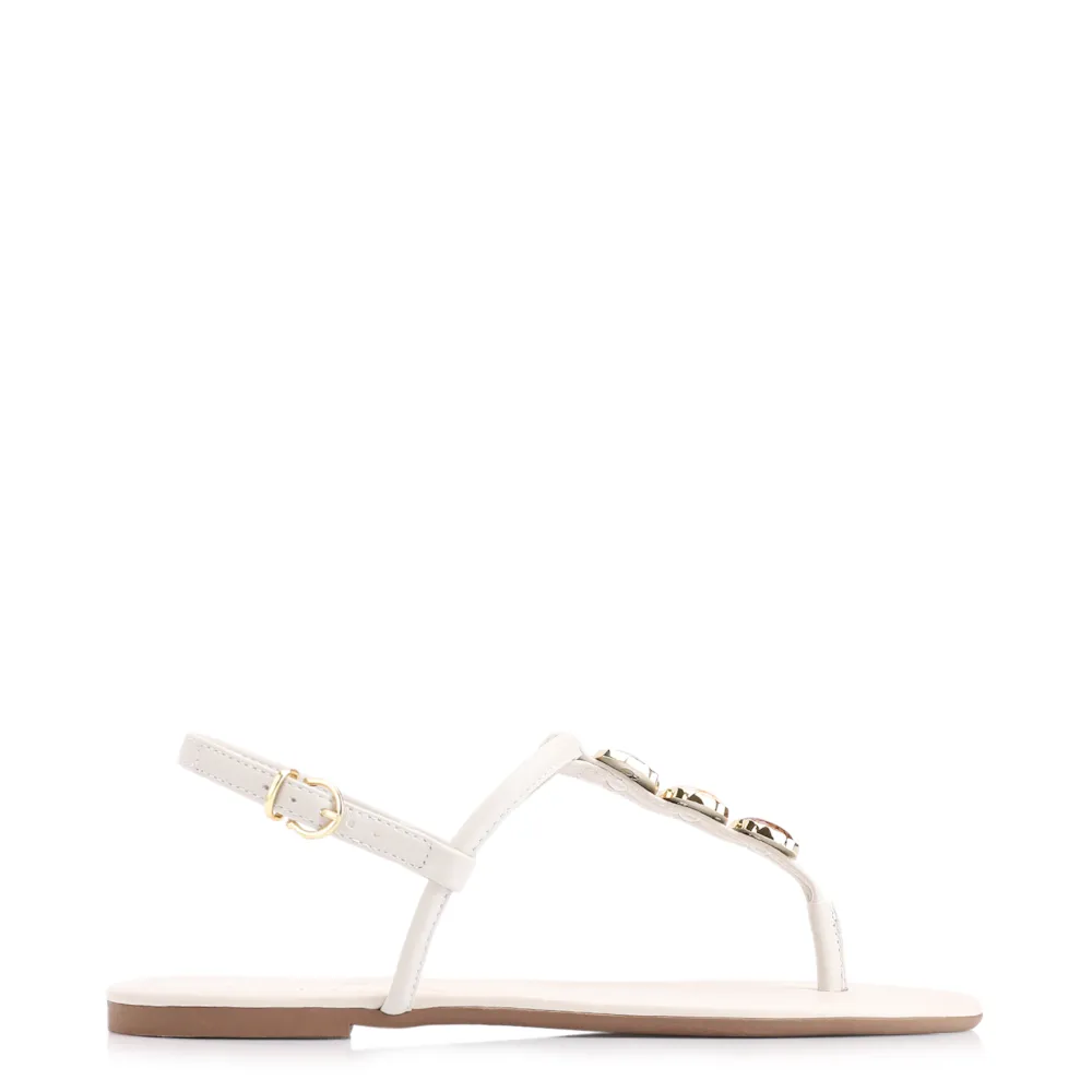 Rasteirinha Pedra Alt Off White - imagem 3