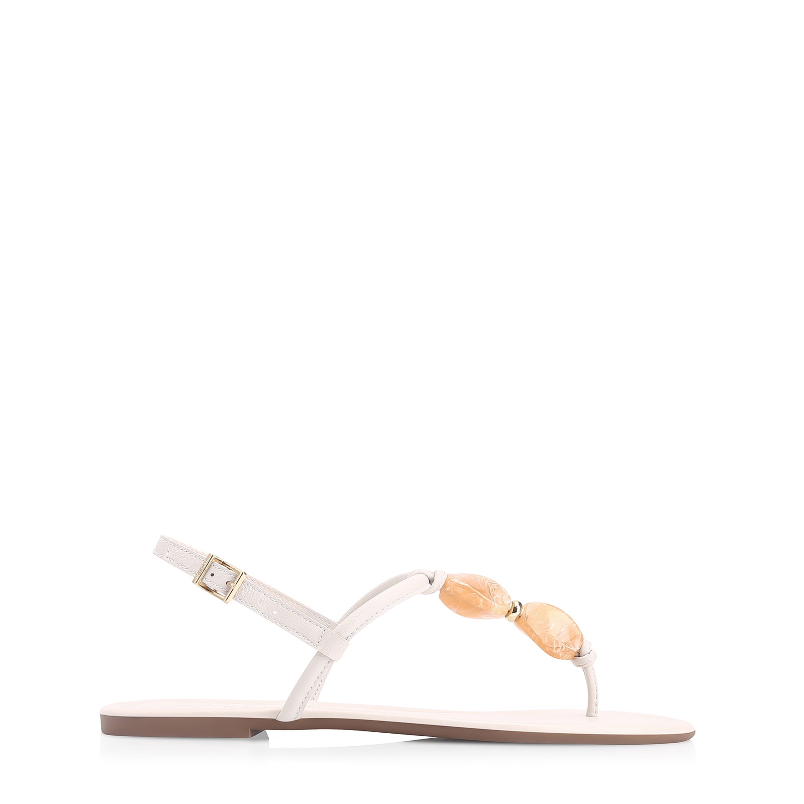 Rasteirinha Pedra Alt Off White