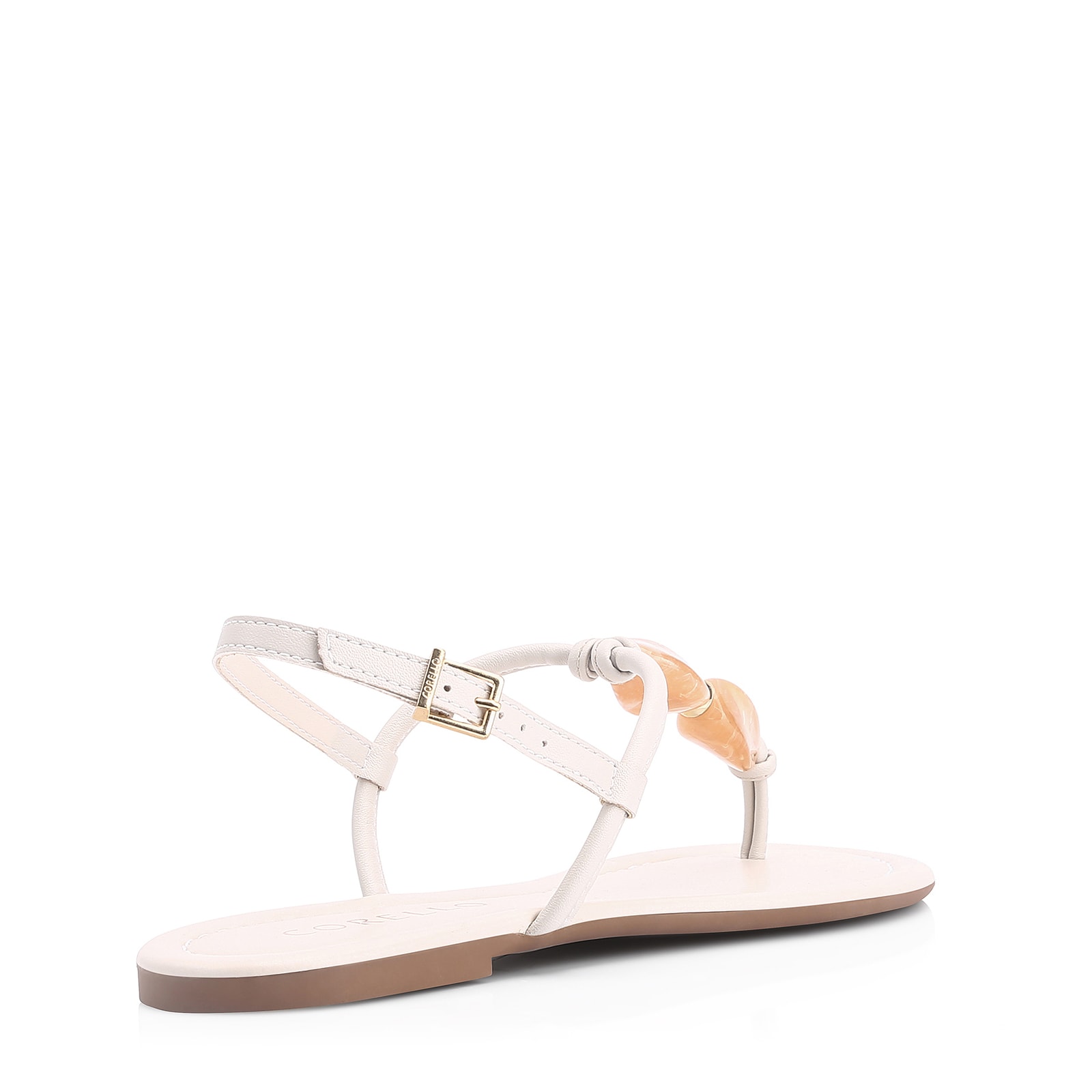 Rasteirinha Pedra Alt Off White