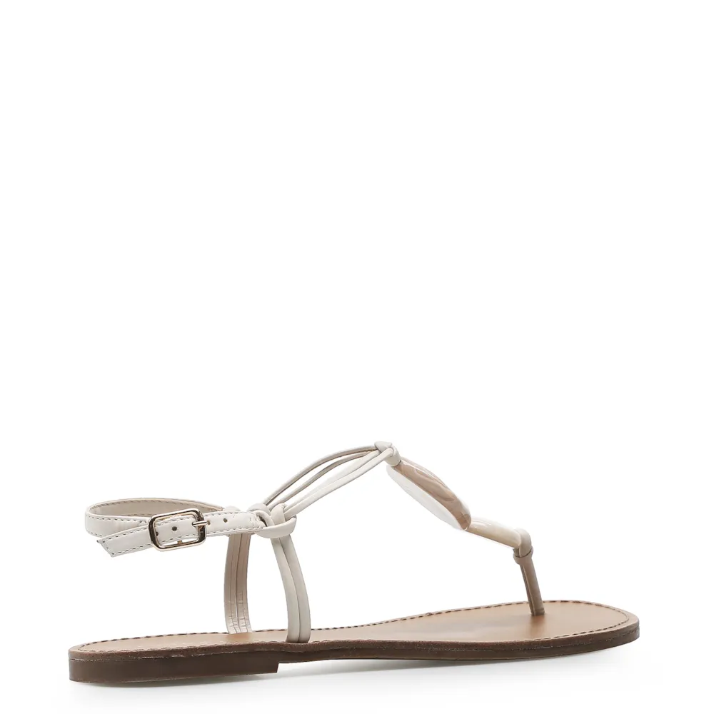 Rasteirinha Pedrarias Alternativo Off White - imagem 3