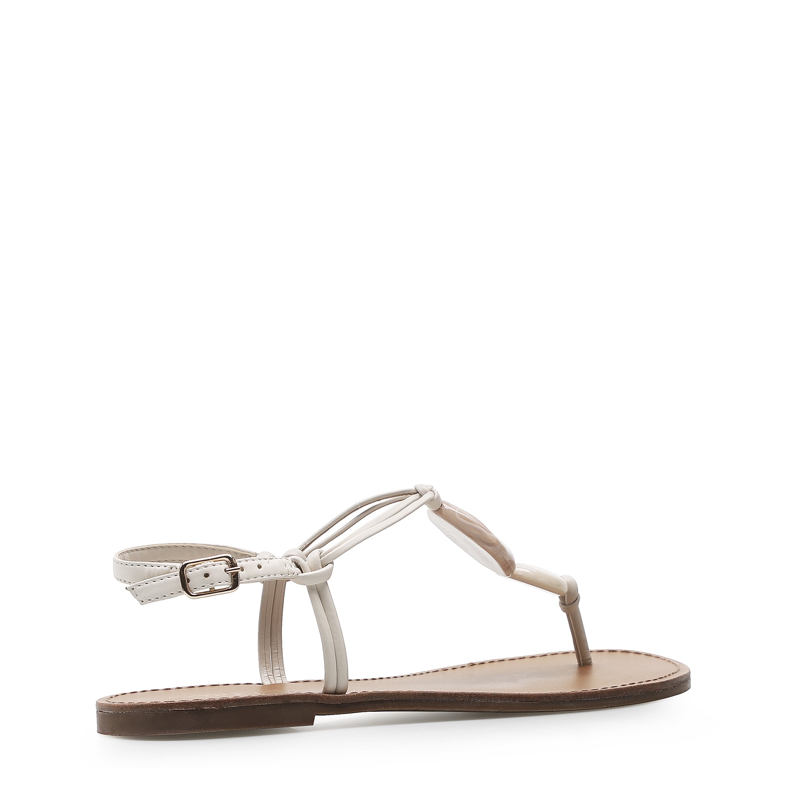 Rasteirinha Pedrarias Alternativo Off White