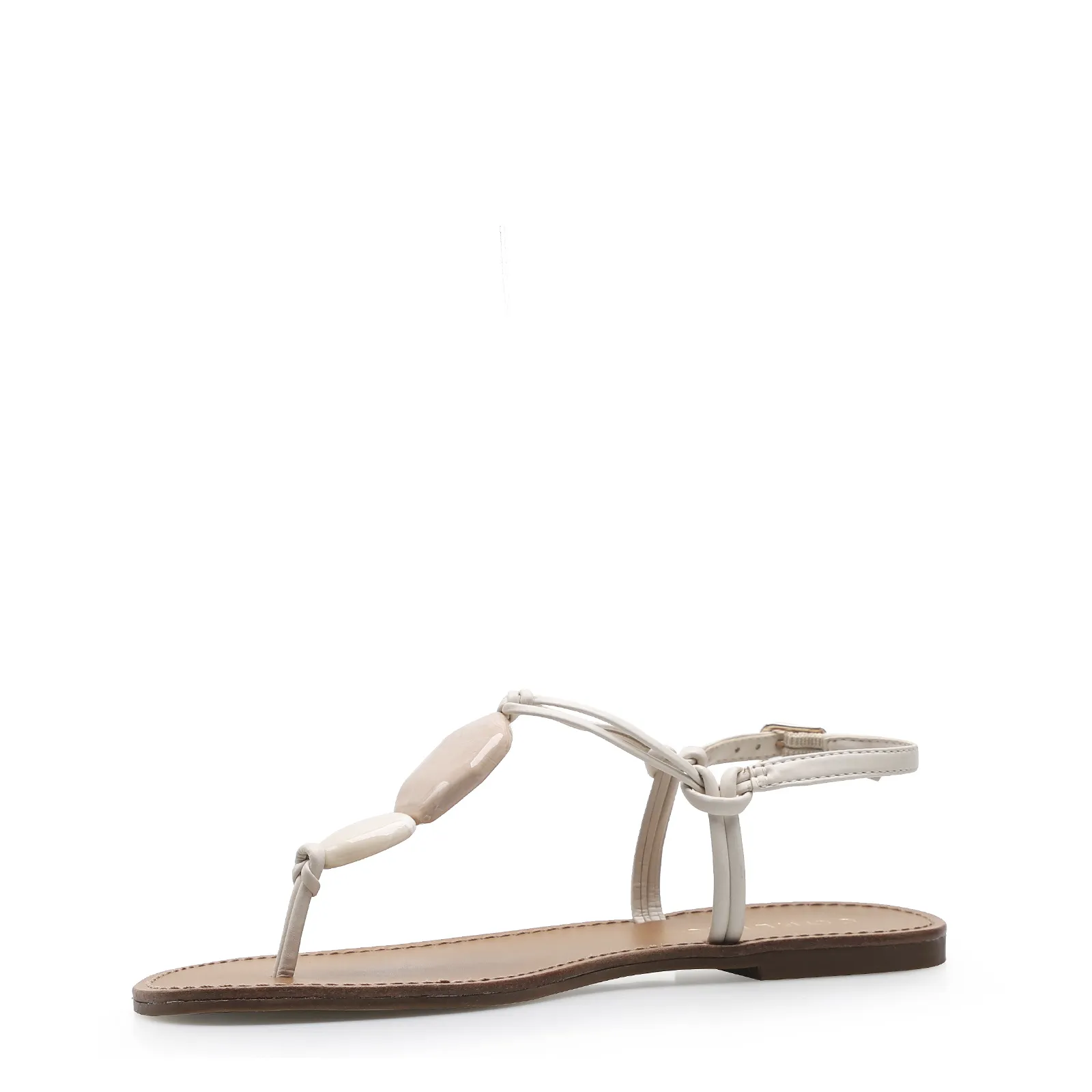Rasteirinha Pedrarias Alternativo Off White