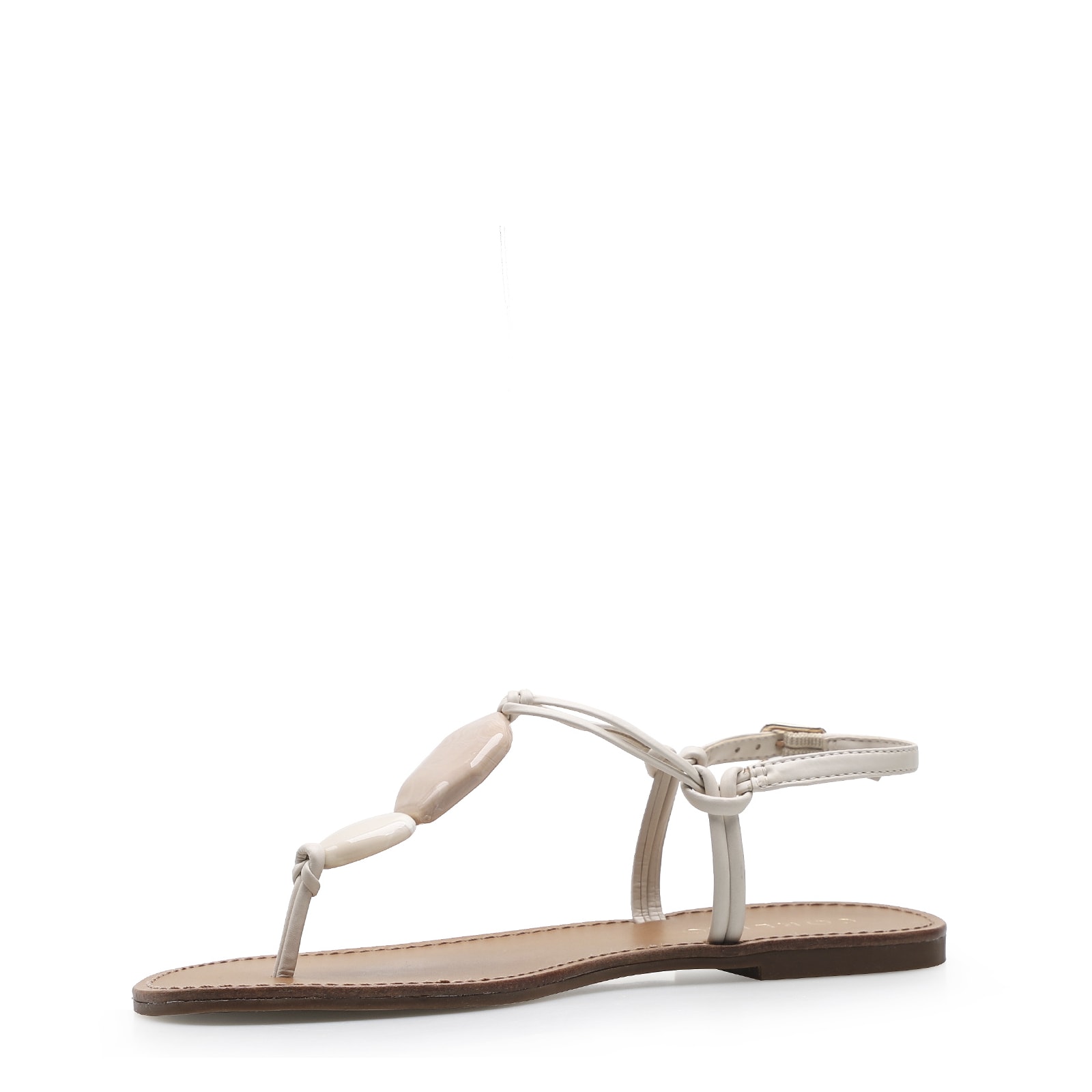 Rasteirinha Pedrarias Alternativo Off White
