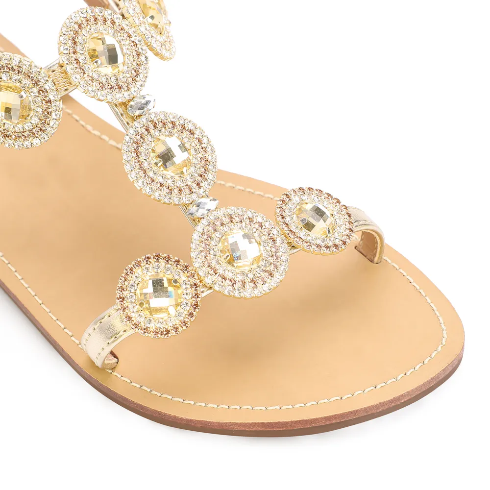 Rasteirinha Pedras Alt Dourado - imagem 6