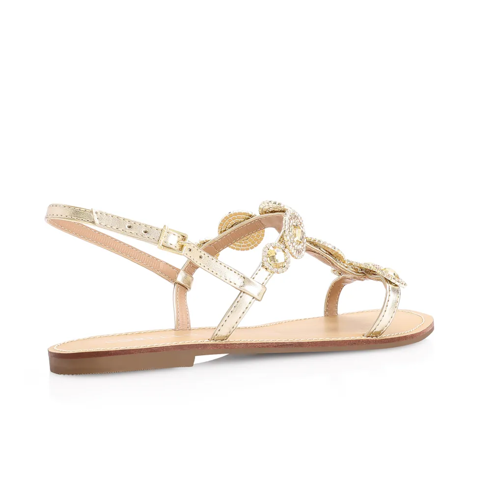 Rasteirinha Pedras Alt Dourado - imagem 3