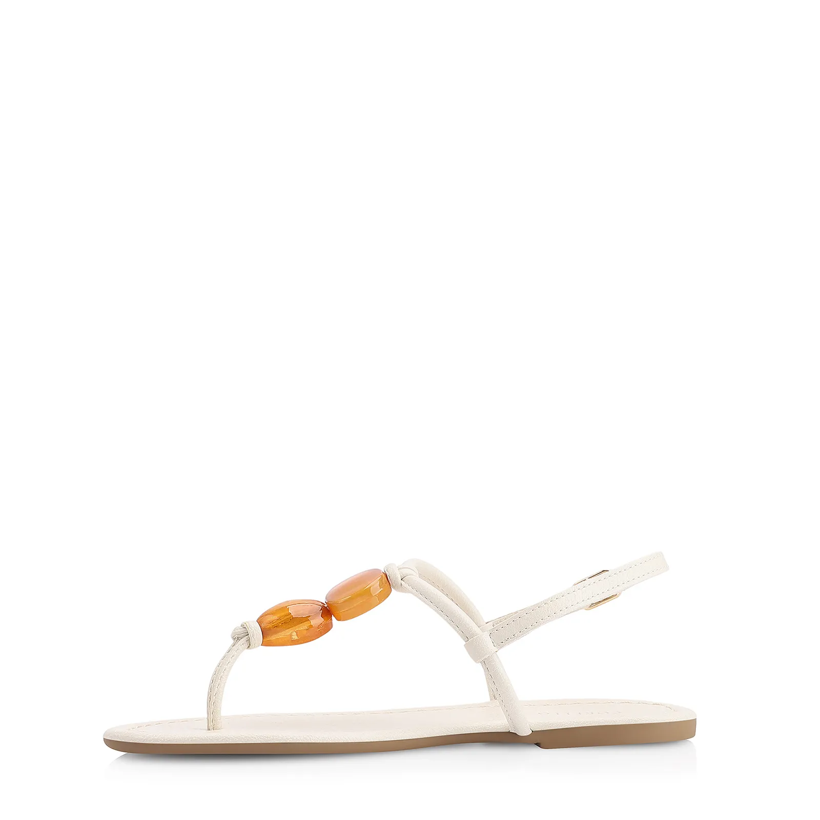 Rasteirinha Pedras Alternativo Off White