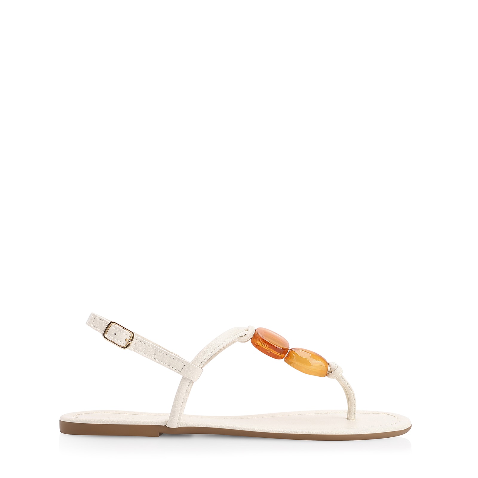 Rasteirinha Pedras Alternativo Off White