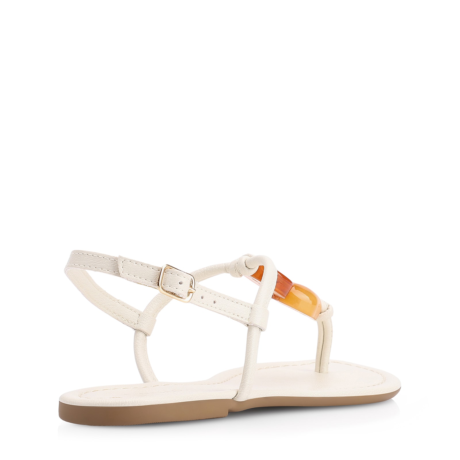 Rasteirinha Pedras Alternativo Off White