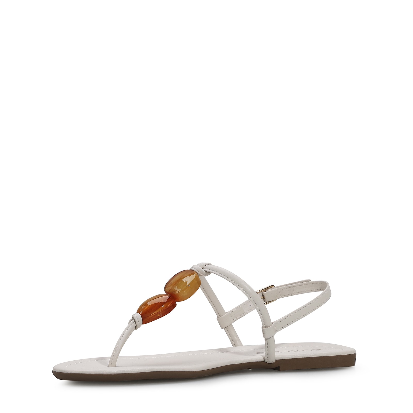 Rasteirinha Pedras Alternativo Off White