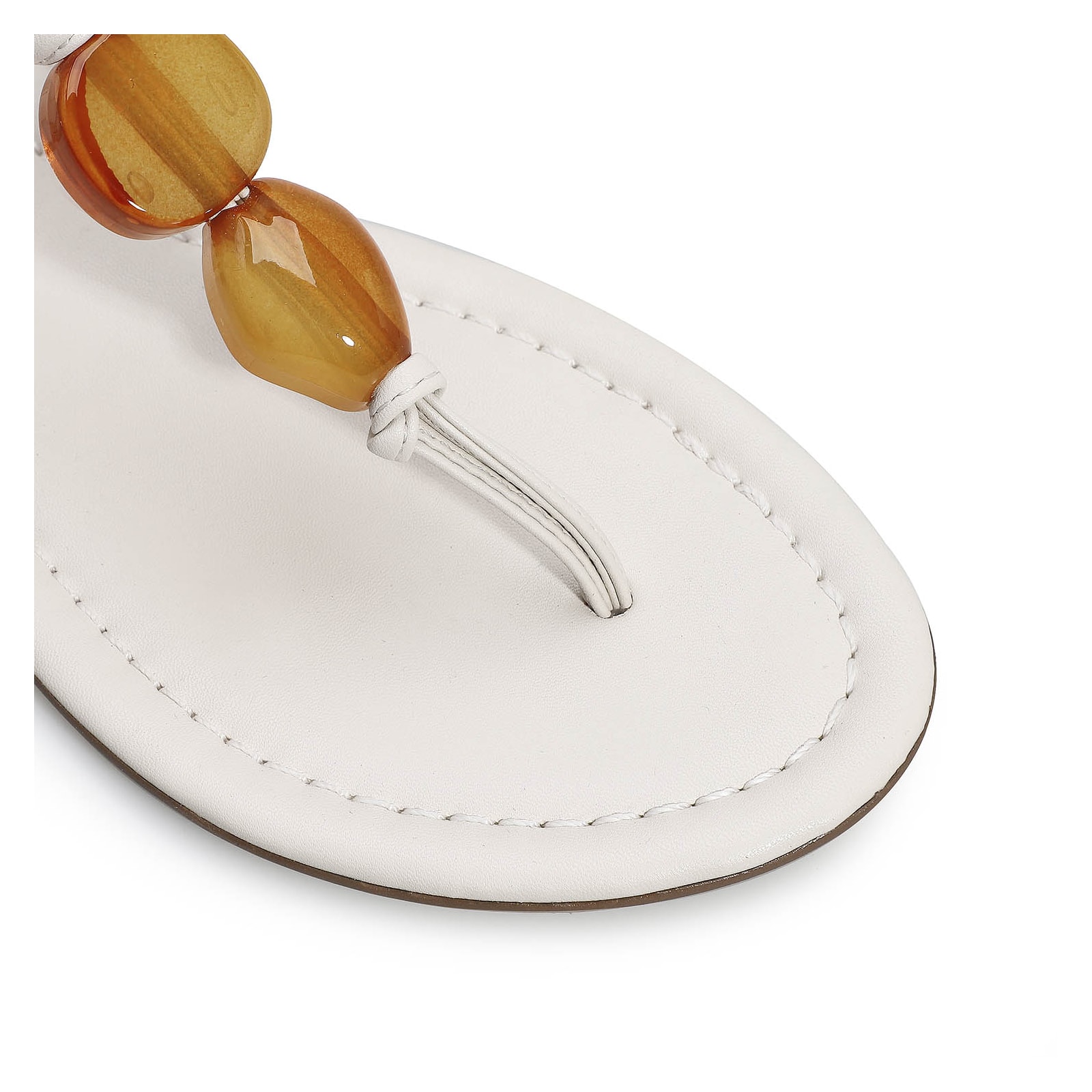 Rasteirinha Pedras Alternativo Off White