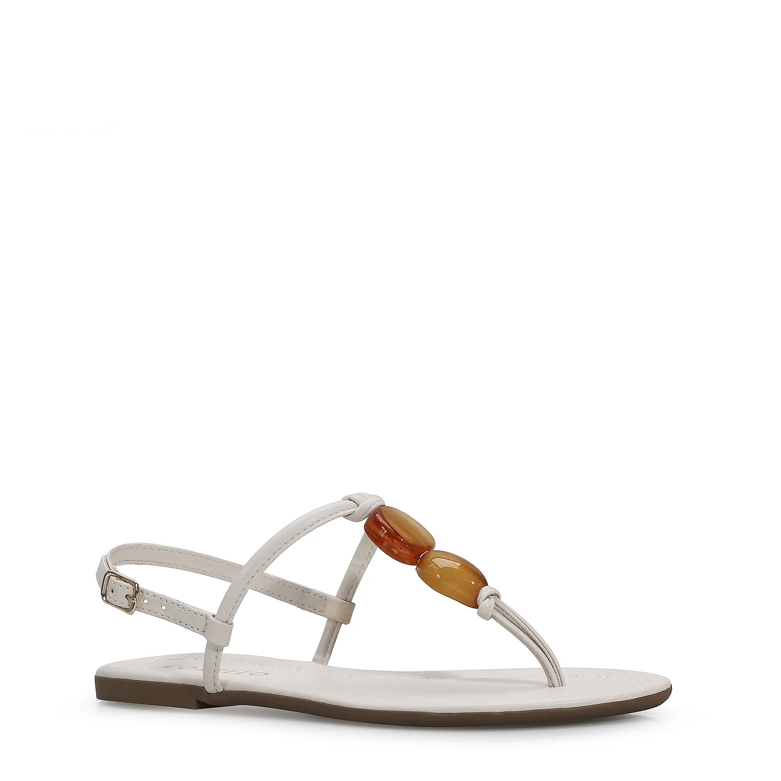 Rasteirinha Pedras Alternativo Off White