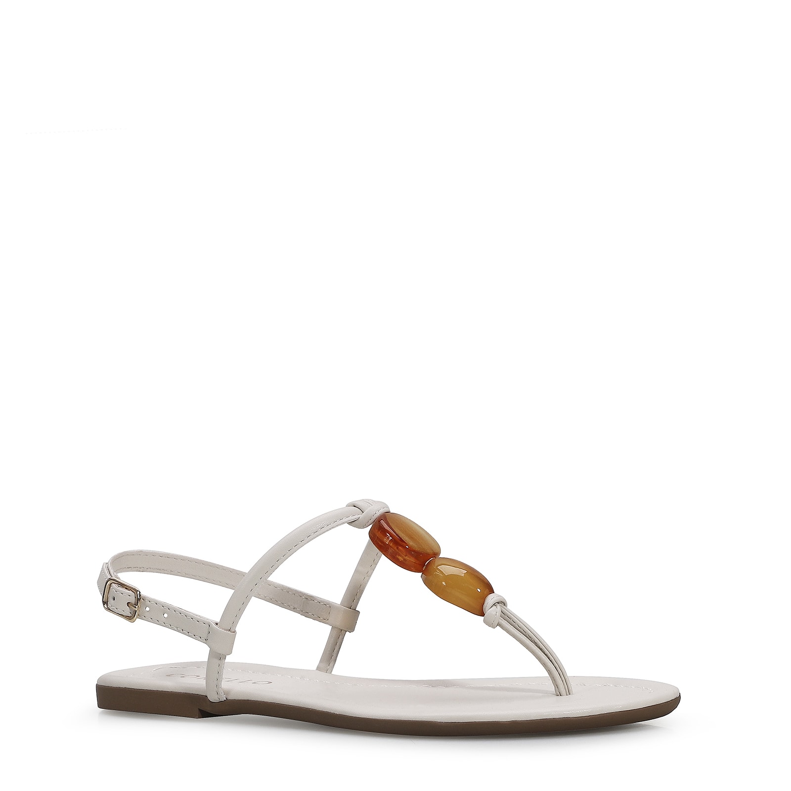 Rasteirinha Pedras Alternativo Off White
