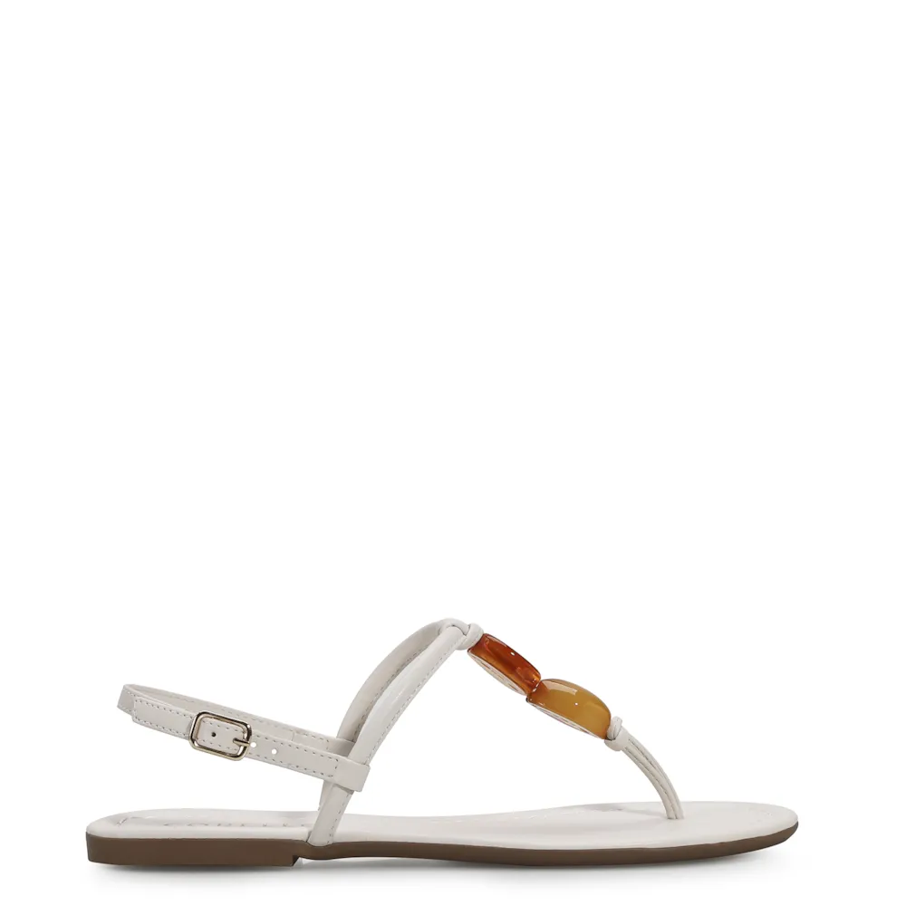 Rasteirinha Pedras Alternativo Off White - imagem 2