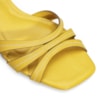 Rasteirinha Pesponto Couro Amarelo - imagem 6
