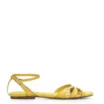Rasteirinha Pesponto Couro Amarelo - imagem 2