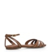 Rasteirinha Pesponto Couro Caramelo - imagem 3