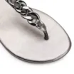 Rasteirinha Prata Alt Metalizado Corrente - imagem 6