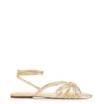 Rasteirinha Python Alt Dourado - imagem 3