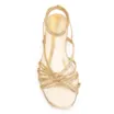 Rasteirinha Python Alt Dourado - imagem 6