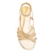 Rasteirinha Python Alt Dourado - imagem 6