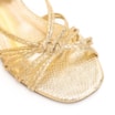 Rasteirinha Python Alt Dourado - imagem 7