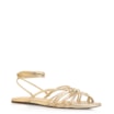 Rasteirinha Python Alt Dourado - imagem 1
