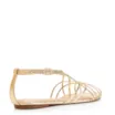 Rasteirinha Python Alt Dourado - imagem 4