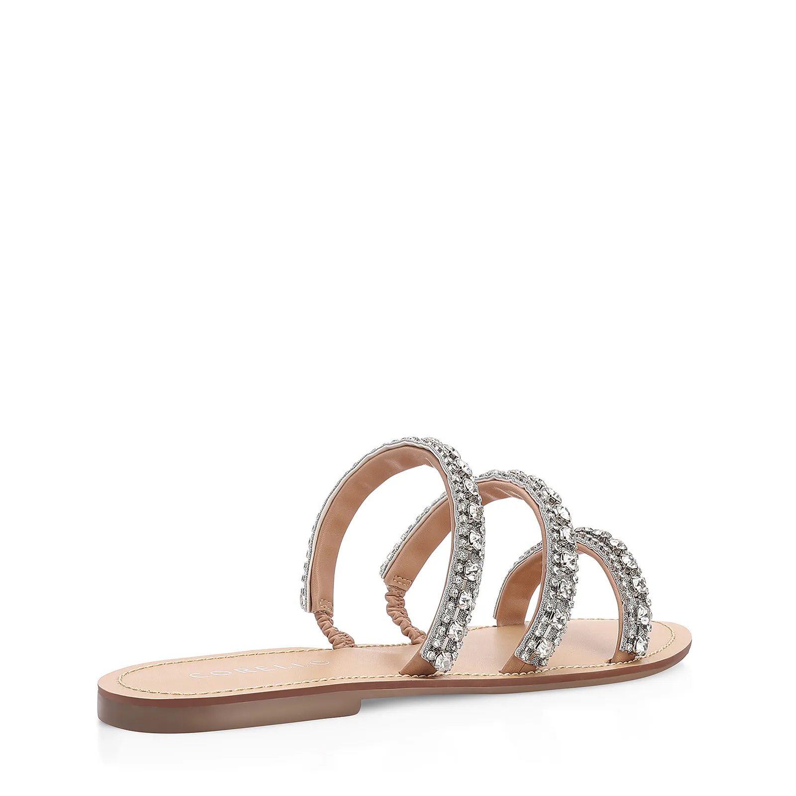Rasteirinha Strass Alt Bege