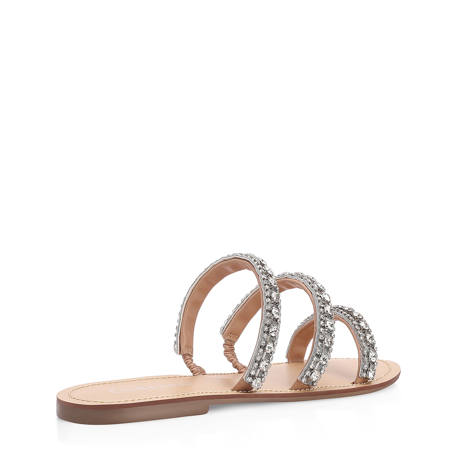 Rasteirinha Strass Alt Bege