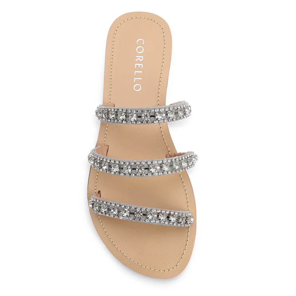 Rasteirinha Strass Alt Bege - imagem 6
