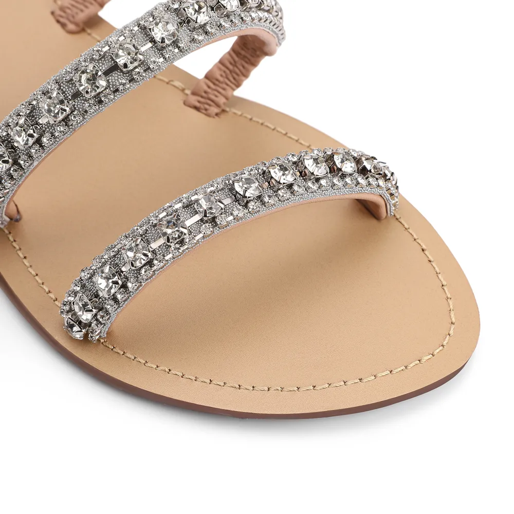 Rasteirinha Strass Alt Bege - imagem 7