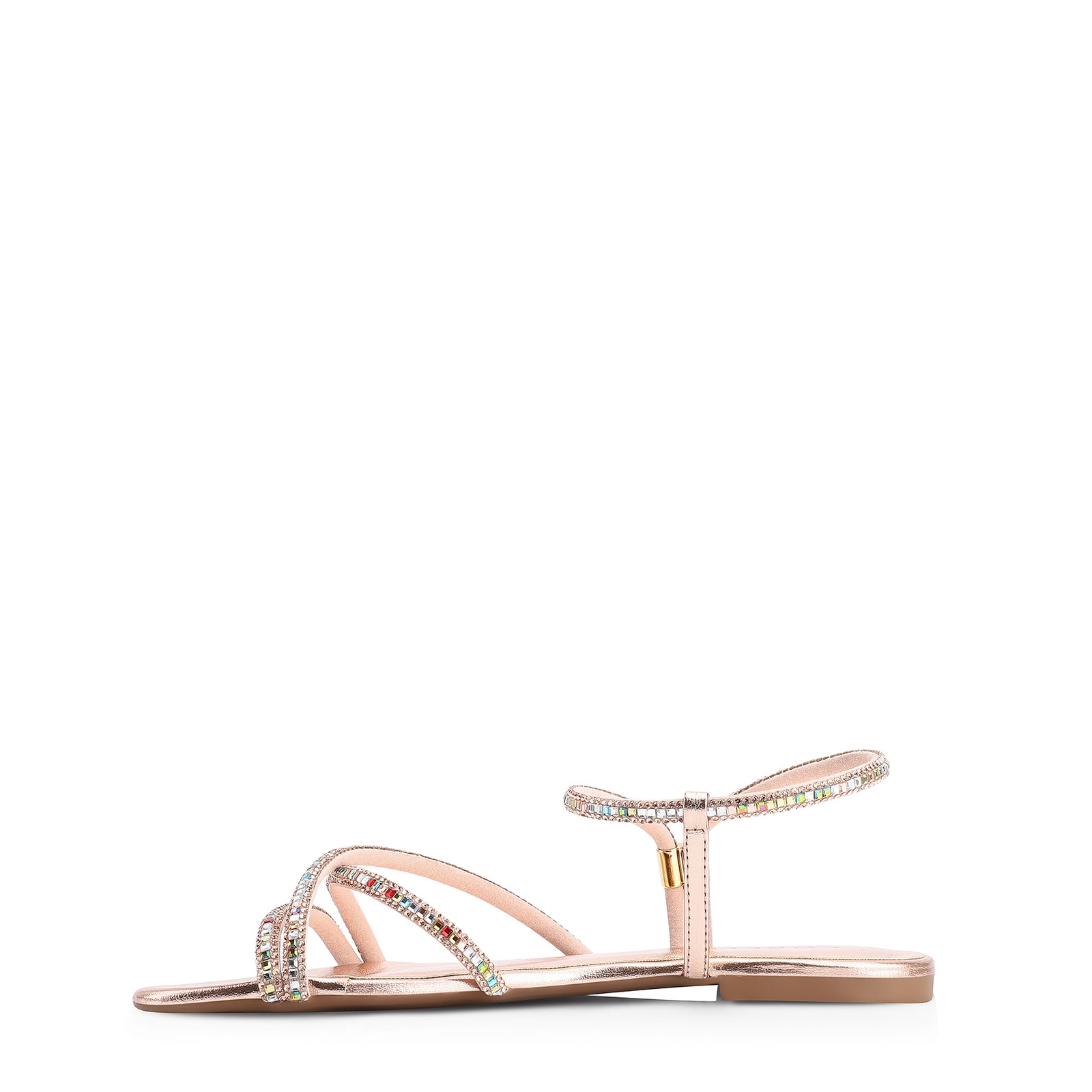 Rasteirinha Strass Alt Bronze