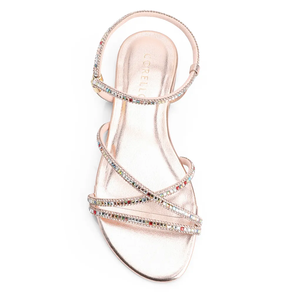 Rasteirinha Strass Alt Bronze - imagem 5