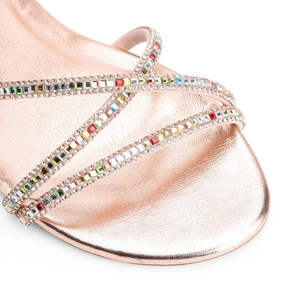 Rasteirinha Strass Alt Bronze - imagem 6