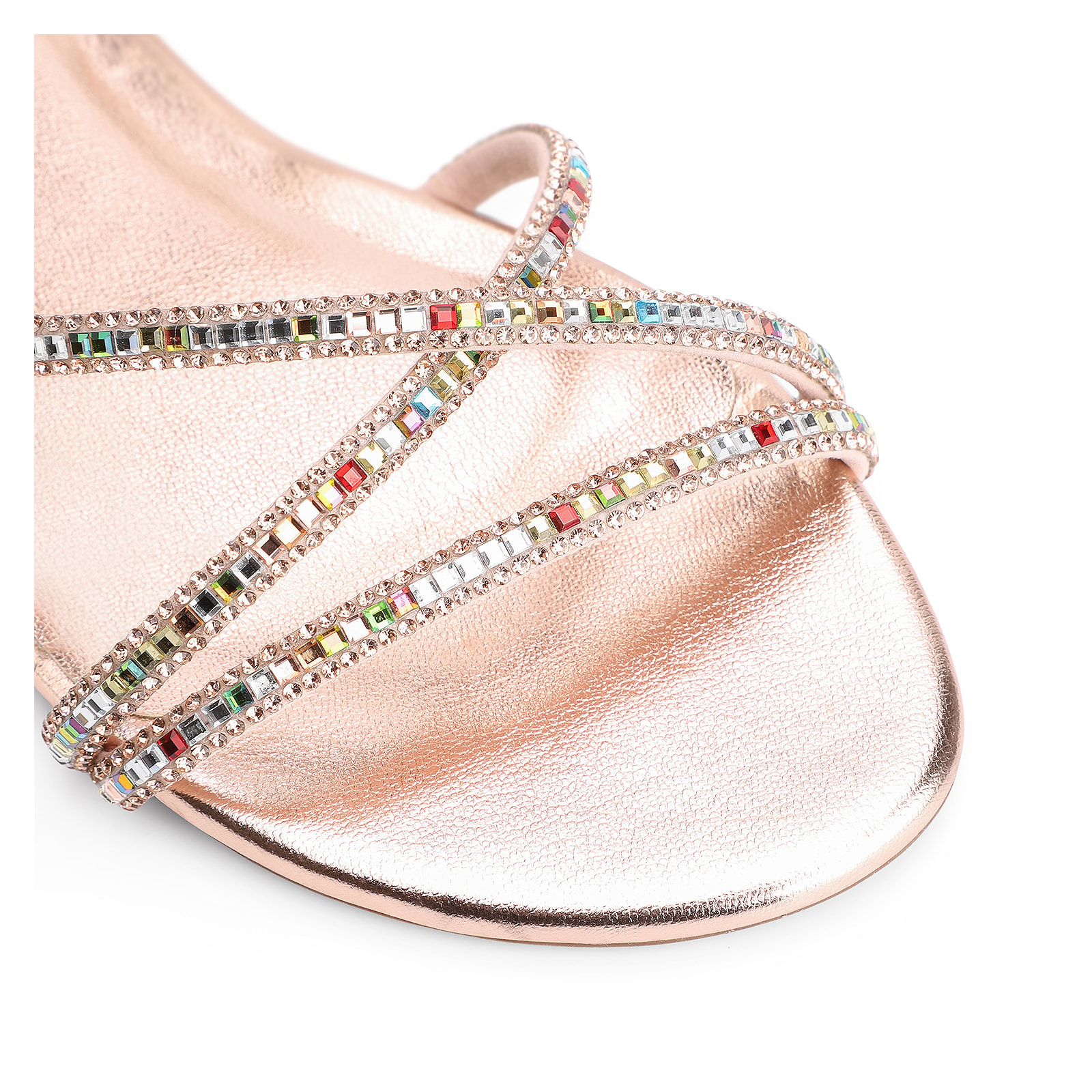 Rasteirinha Strass Alt Bronze