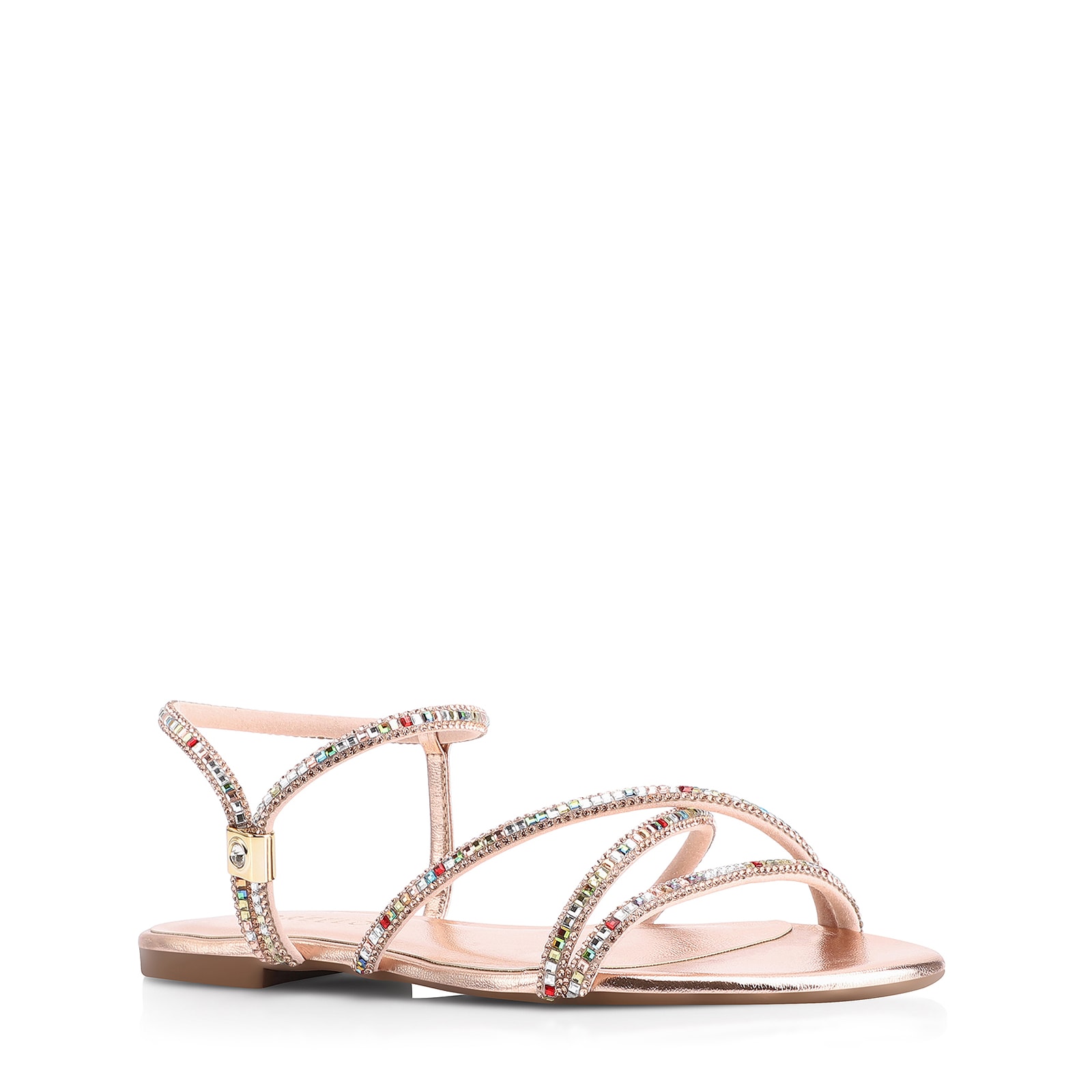 Rasteirinha Strass Alt Bronze