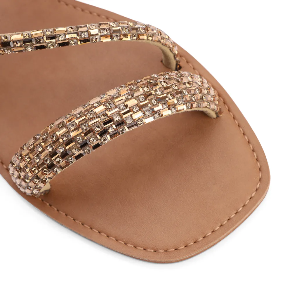 Rasteirinha Strass Alt Marrom - imagem 6