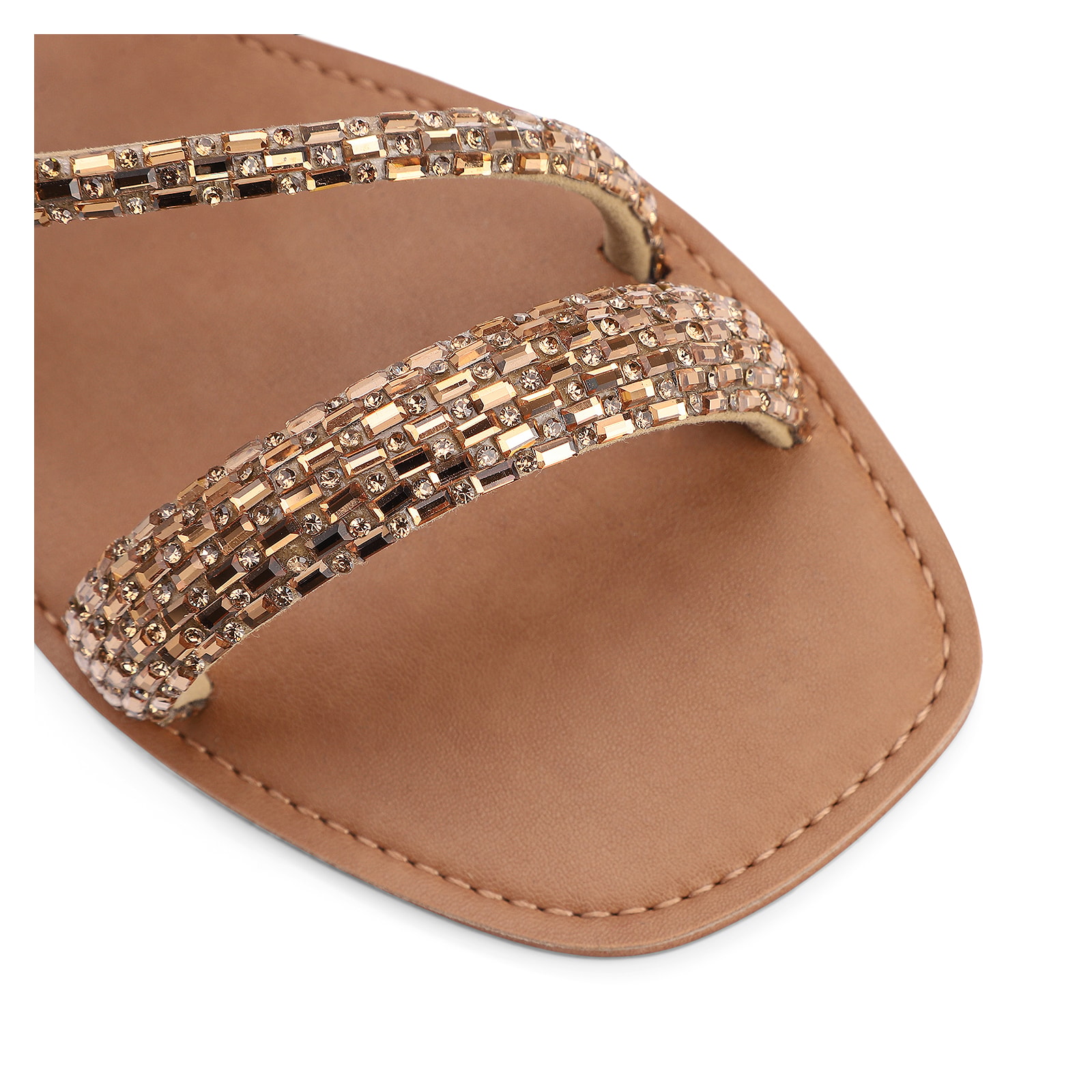 Rasteirinha Strass Alt Marrom
