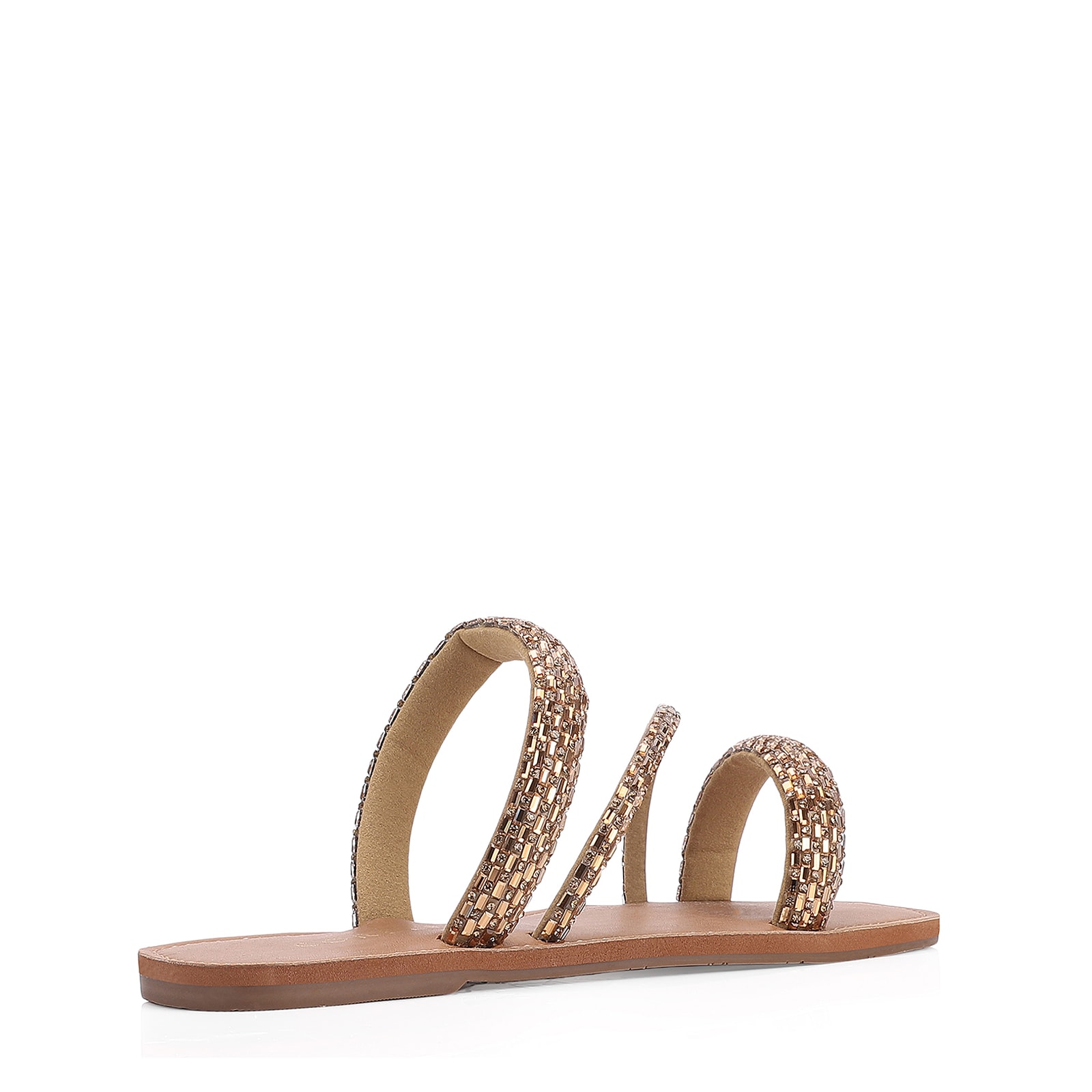 Rasteirinha Strass Alt Marrom