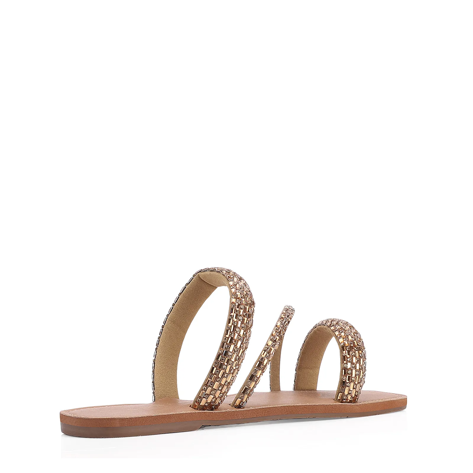 Rasteirinha Strass Alt Marrom