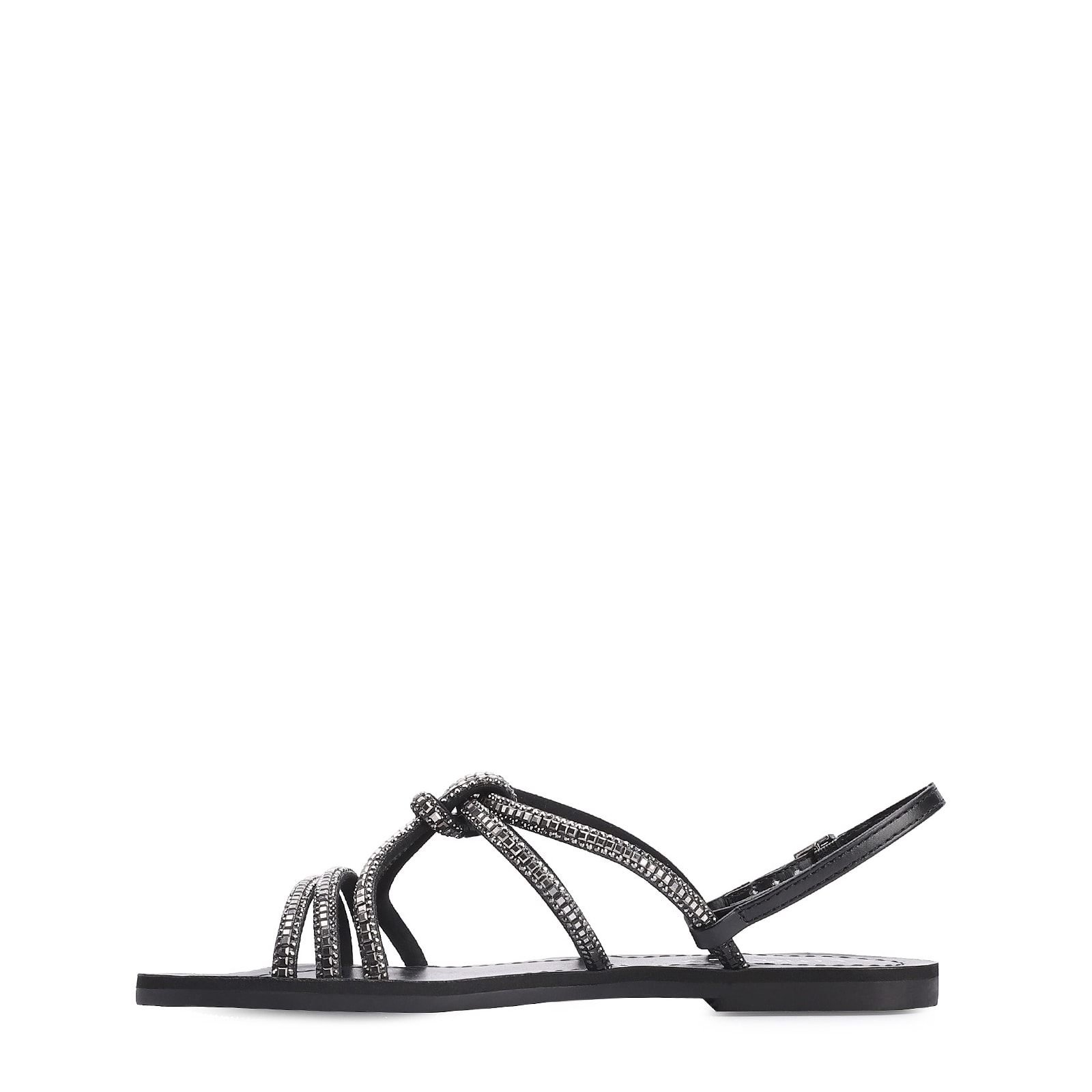 Rasteirinha Strass Alt Preto