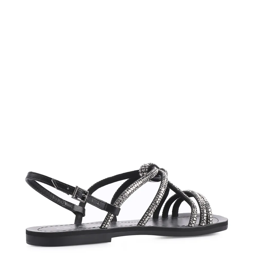 Rasteirinha Strass Alt Preto - imagem 3