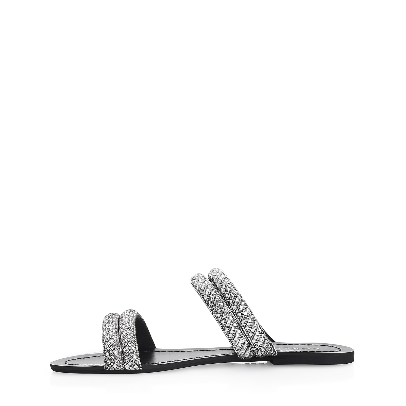 Rasteirinha Strass Alt Preto
