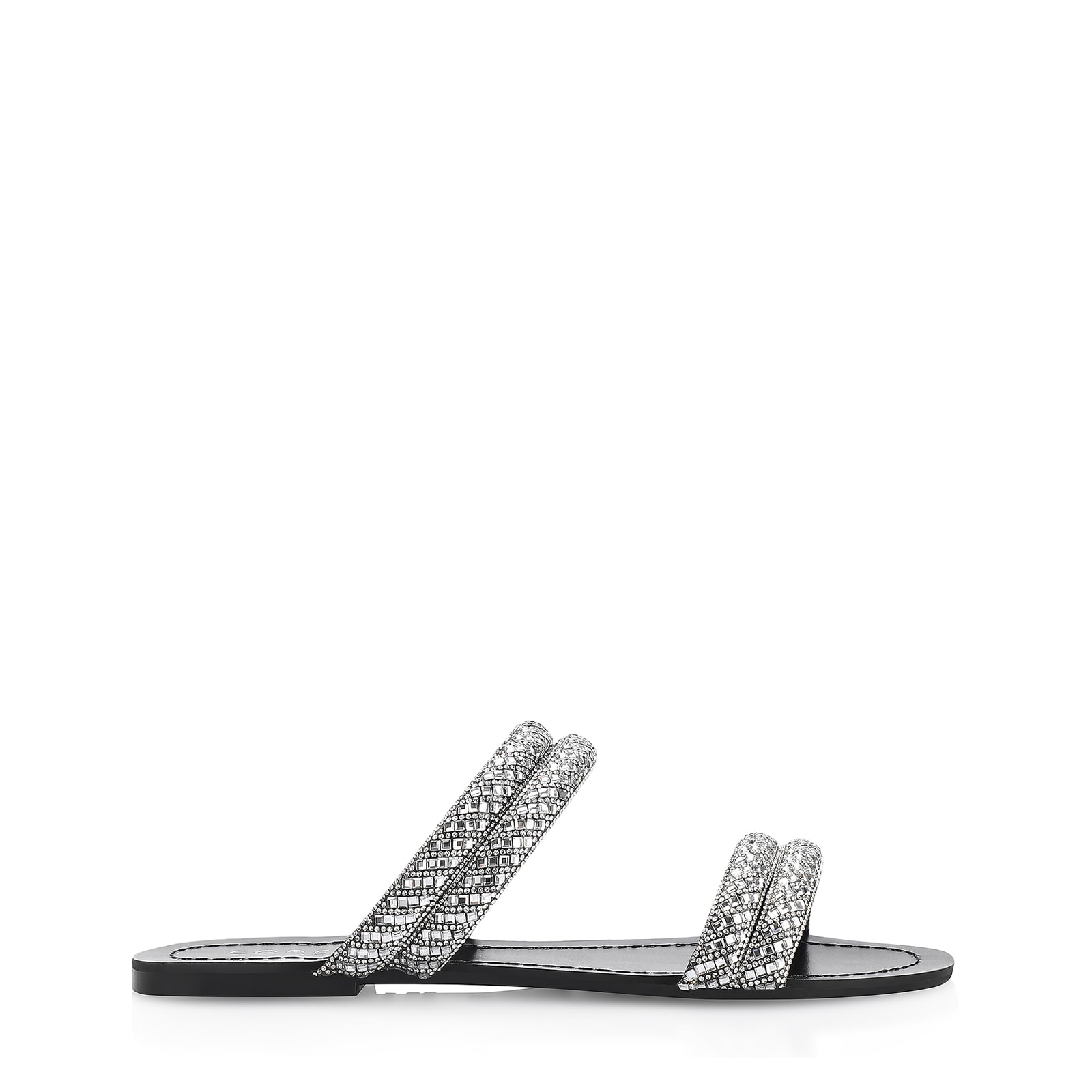 Rasteirinha Strass Alt Preto